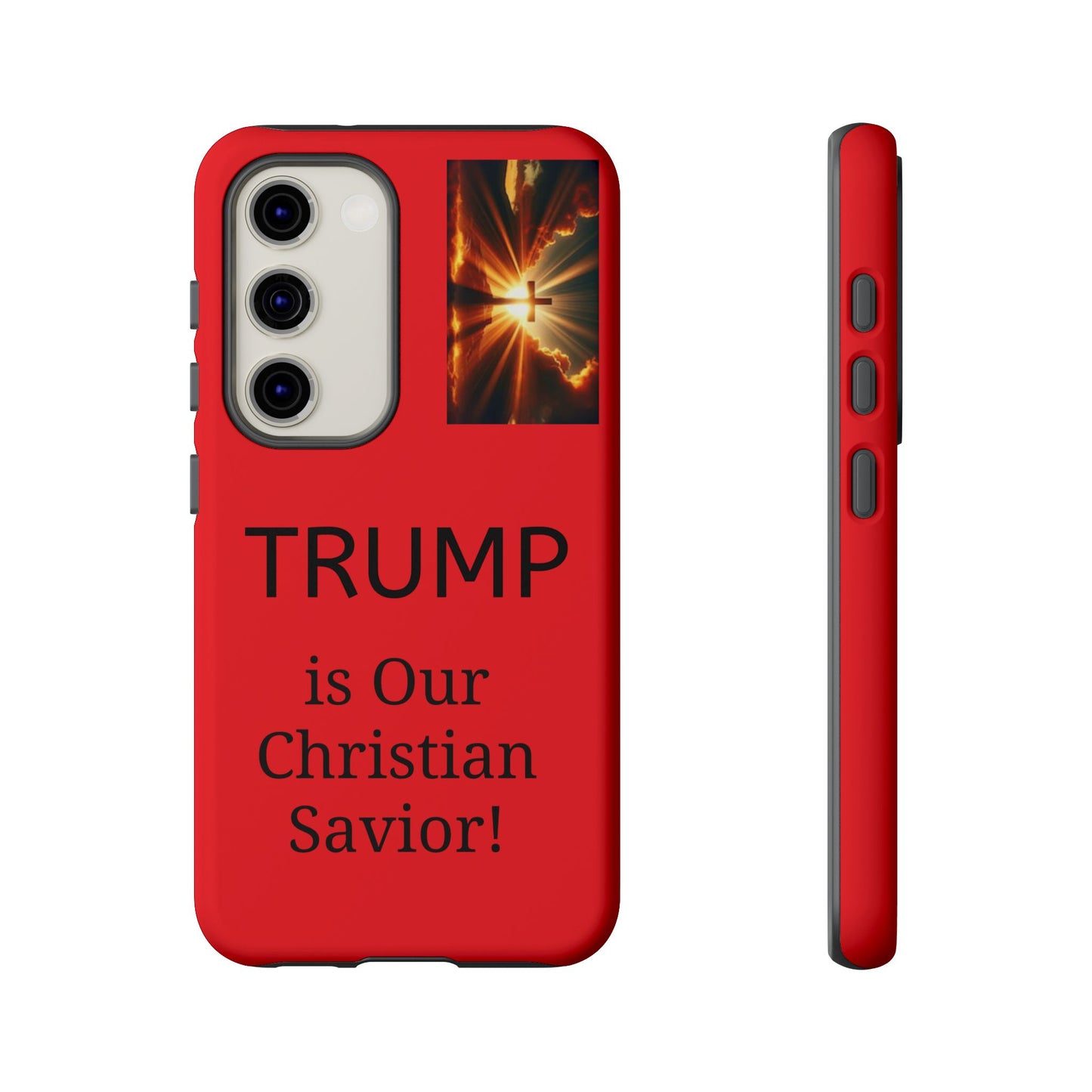 Trump is Our Christian Savior BLESSED phone case 2