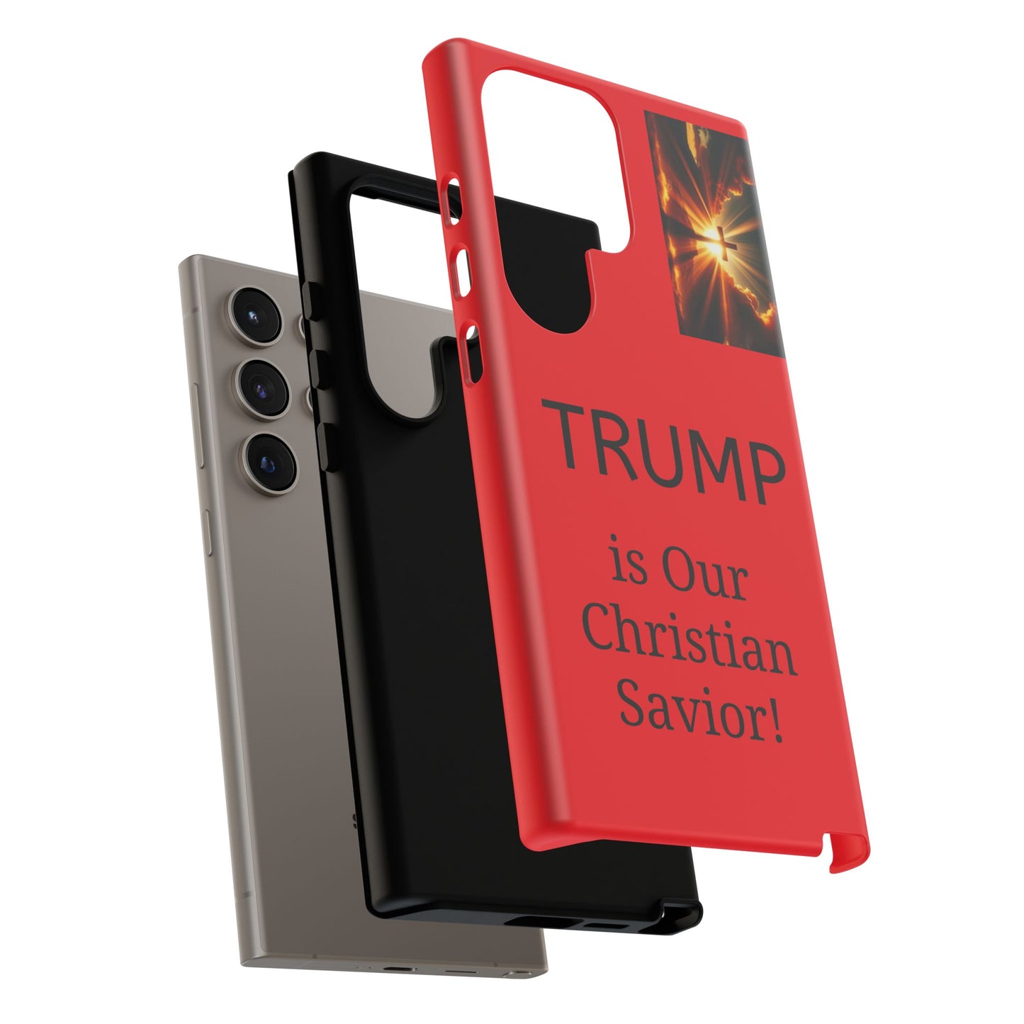 Trump is Our Christian Savior BLESSED phone case 2