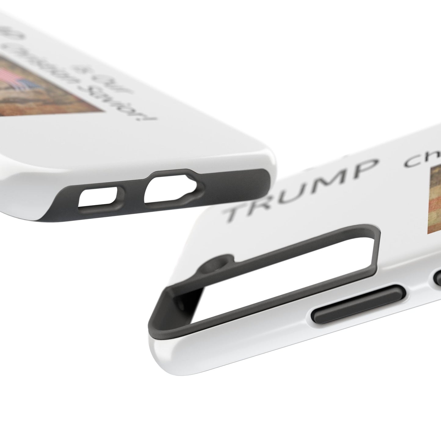 Trump is Our Savior BLESSED tough phone case