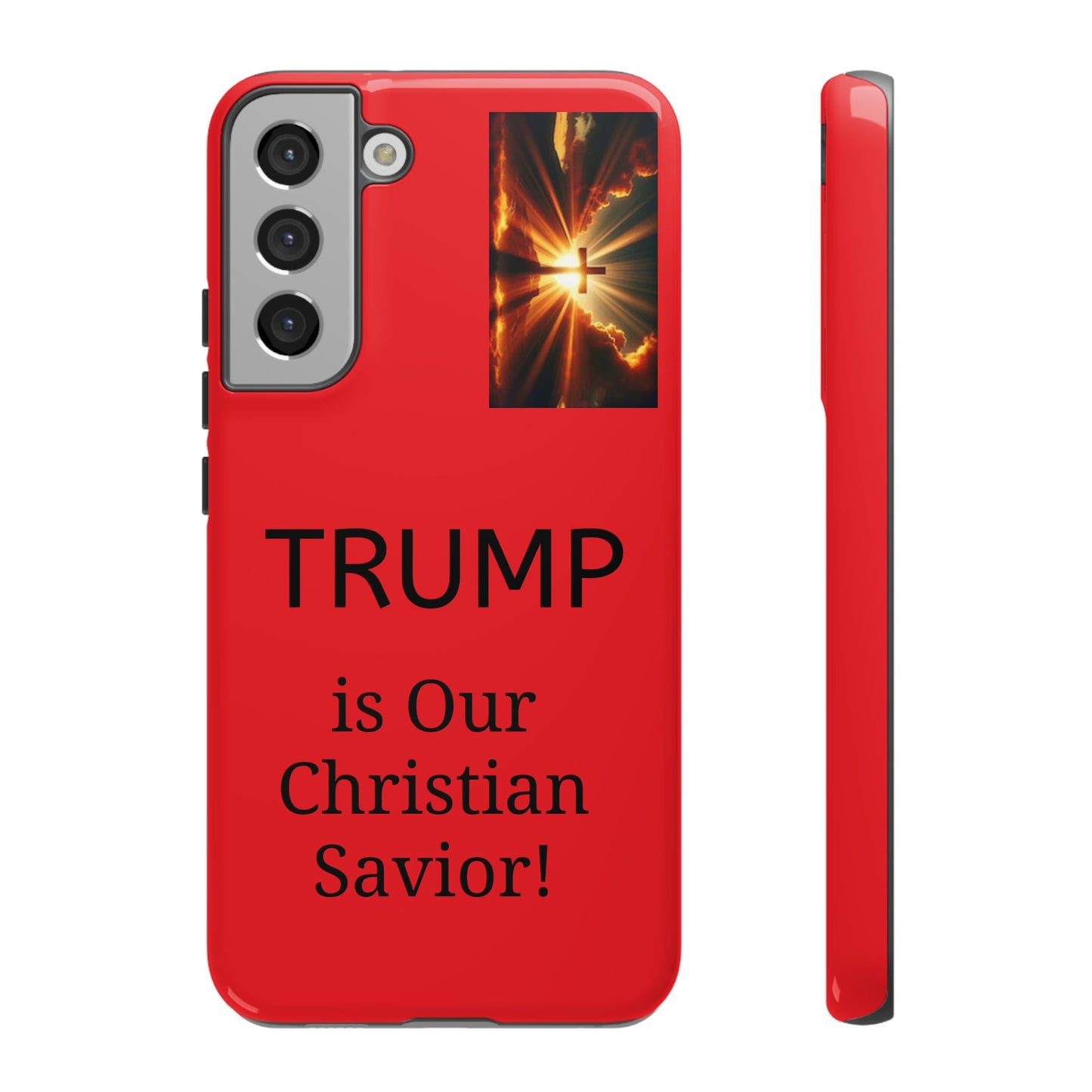 Trump is Our Christian Savior BLESSED phone case 2