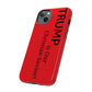 Trump is Our Christian Savior BLESSED phone case