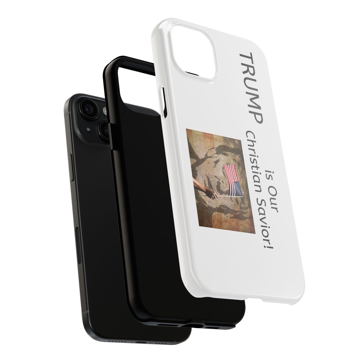 Trump is Our Savior BLESSED tough phone case