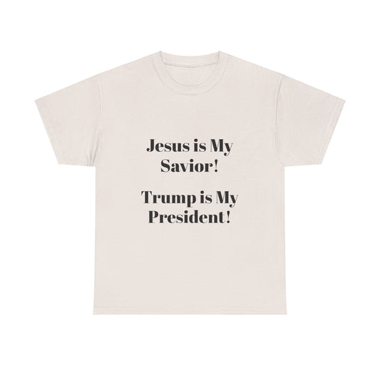 Jesus / Trump BLESSED unisex cotton tee