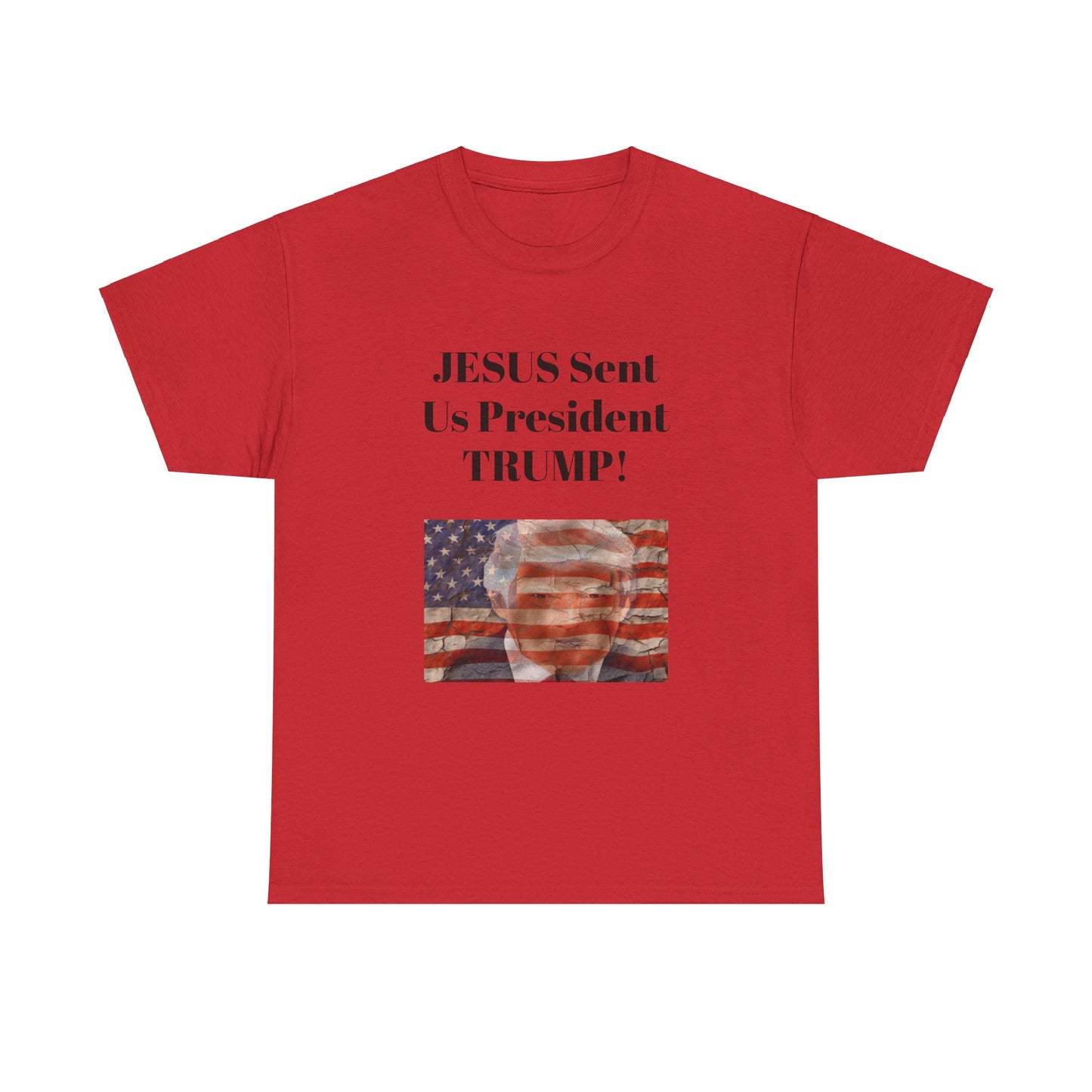 Jesus Sent us Trump! BLESSED unisex heavy cotton tee