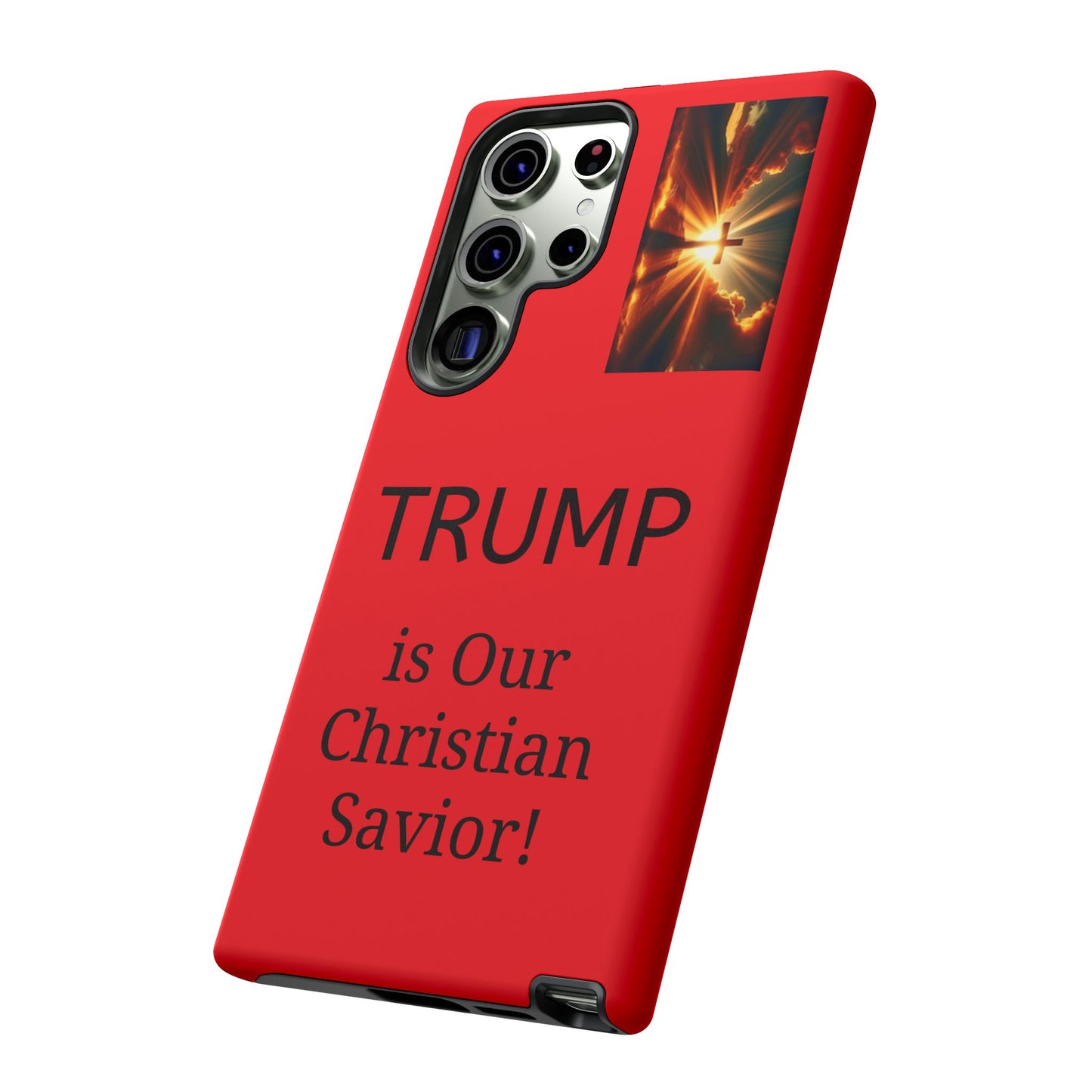 Trump is Our Christian Savior BLESSED phone case 2