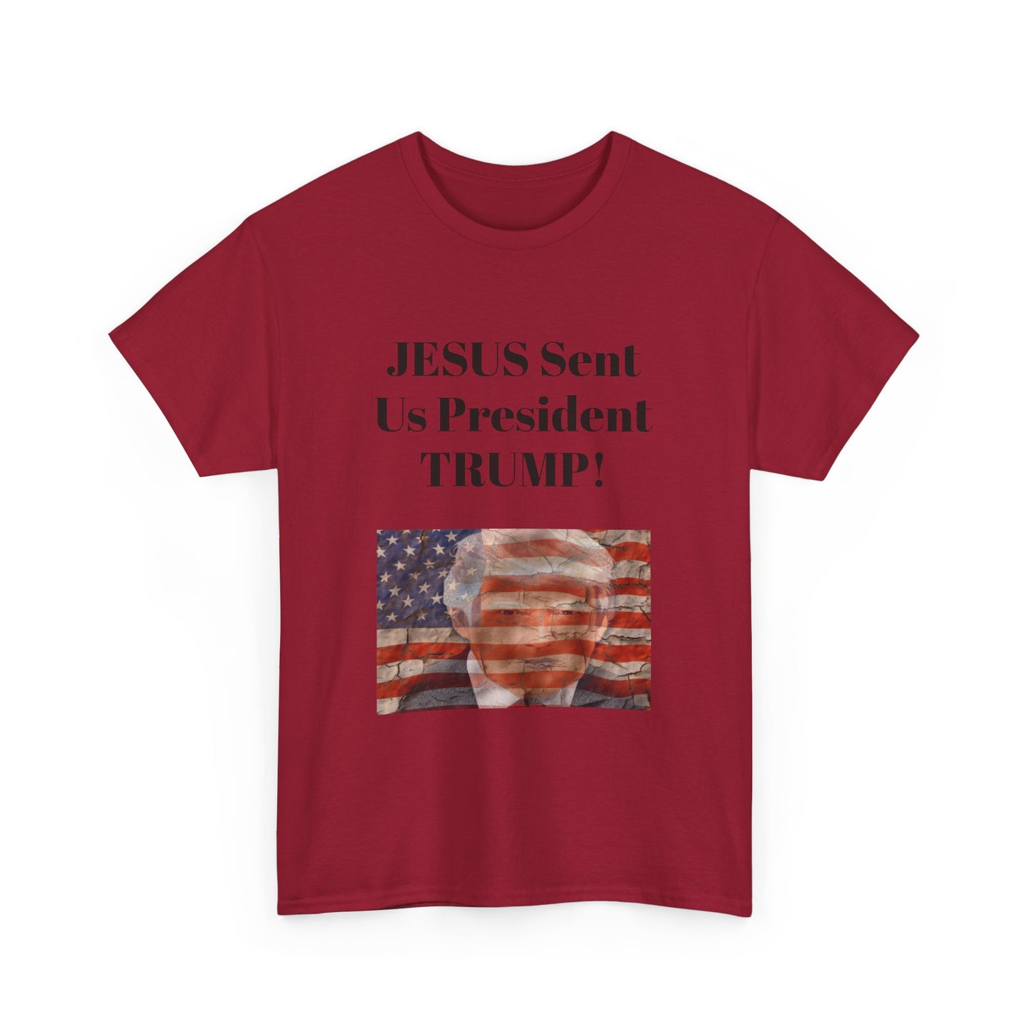 Jesus Sent us Trump! BLESSED unisex heavy cotton tee