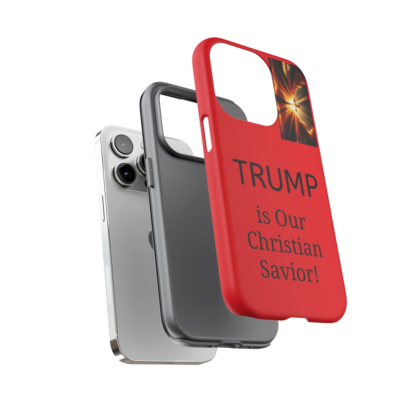 Trump is Our Christian Savior BLESSED phone case 2