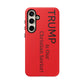 Trump is Our Christian Savior BLESSED phone case