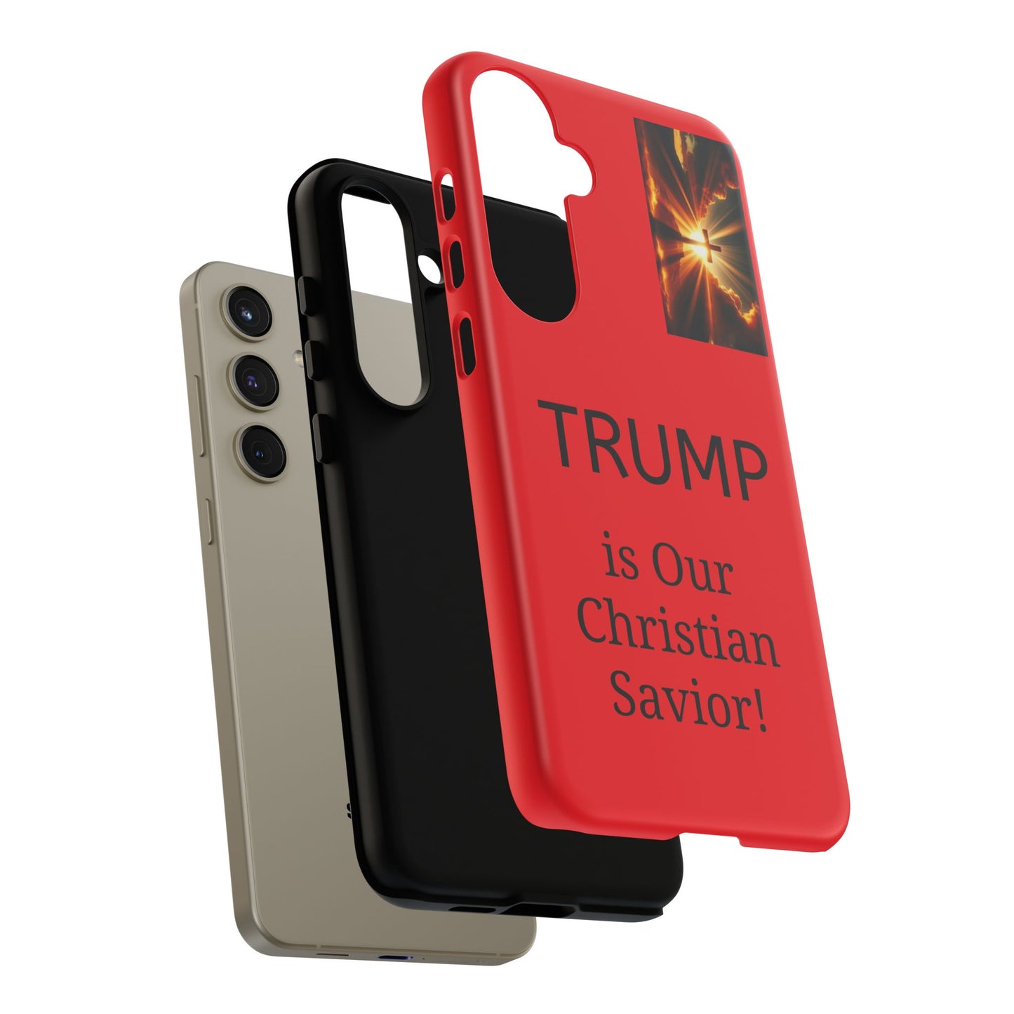 Trump is Our Christian Savior BLESSED phone case 2