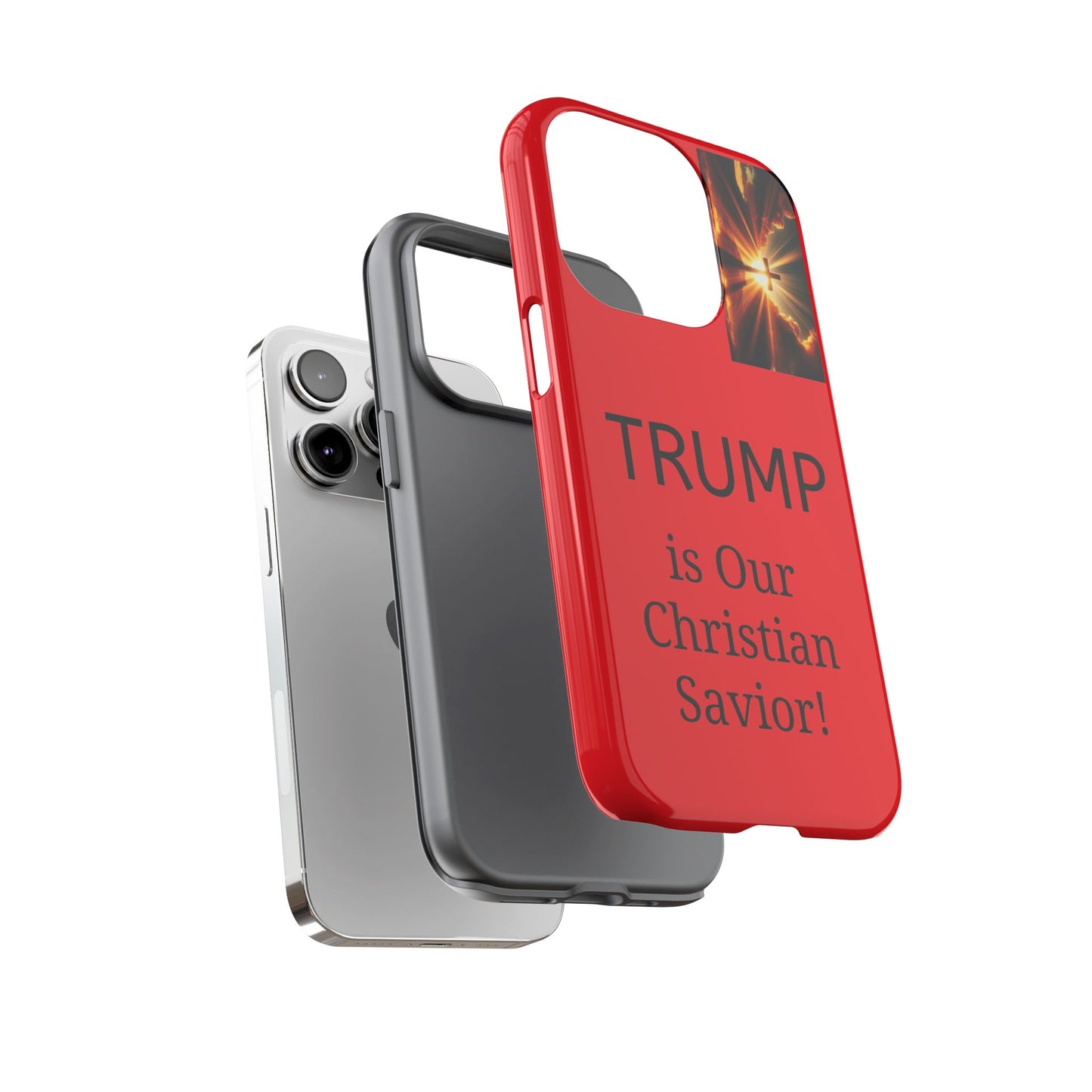 Trump is Our Christian Savior BLESSED phone case 2