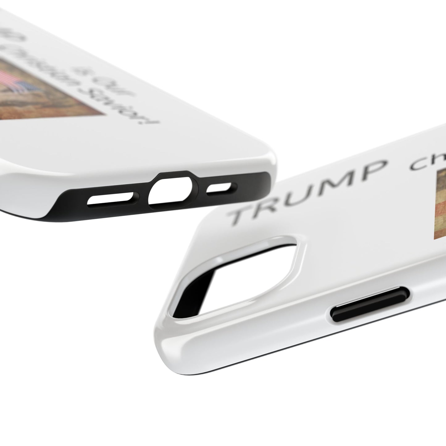 Trump is Our Savior BLESSED tough phone case