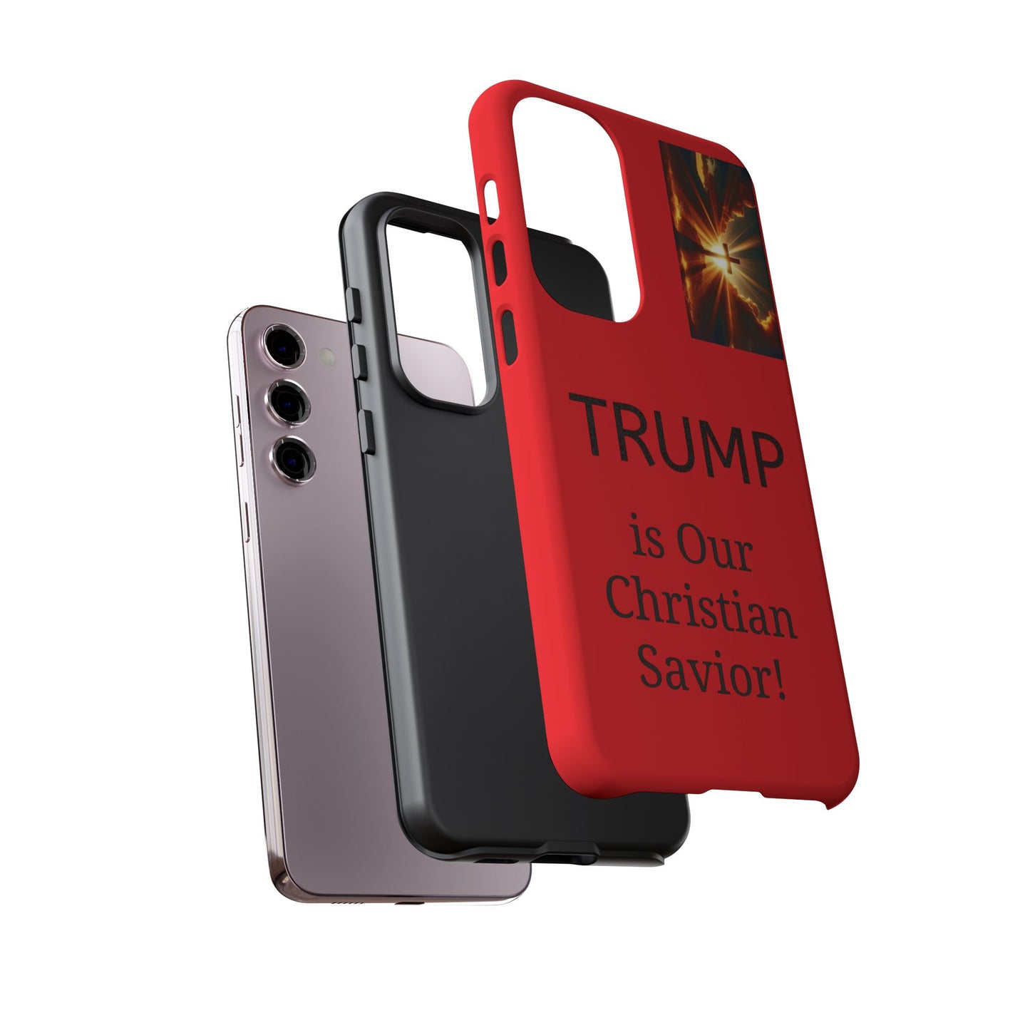 Trump is Our Christian Savior BLESSED phone case 2