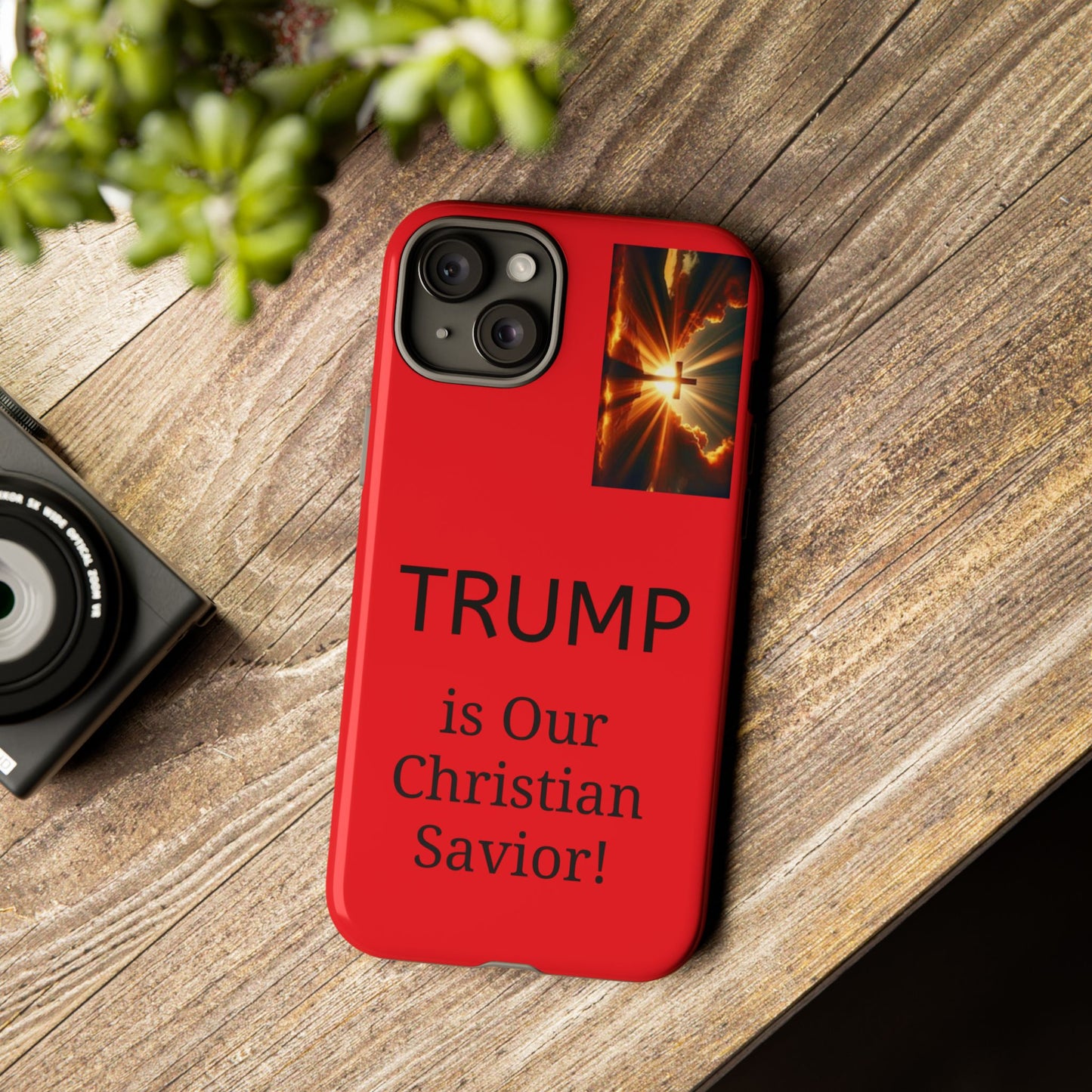 Trump is Our Christian Savior BLESSED phone case 2