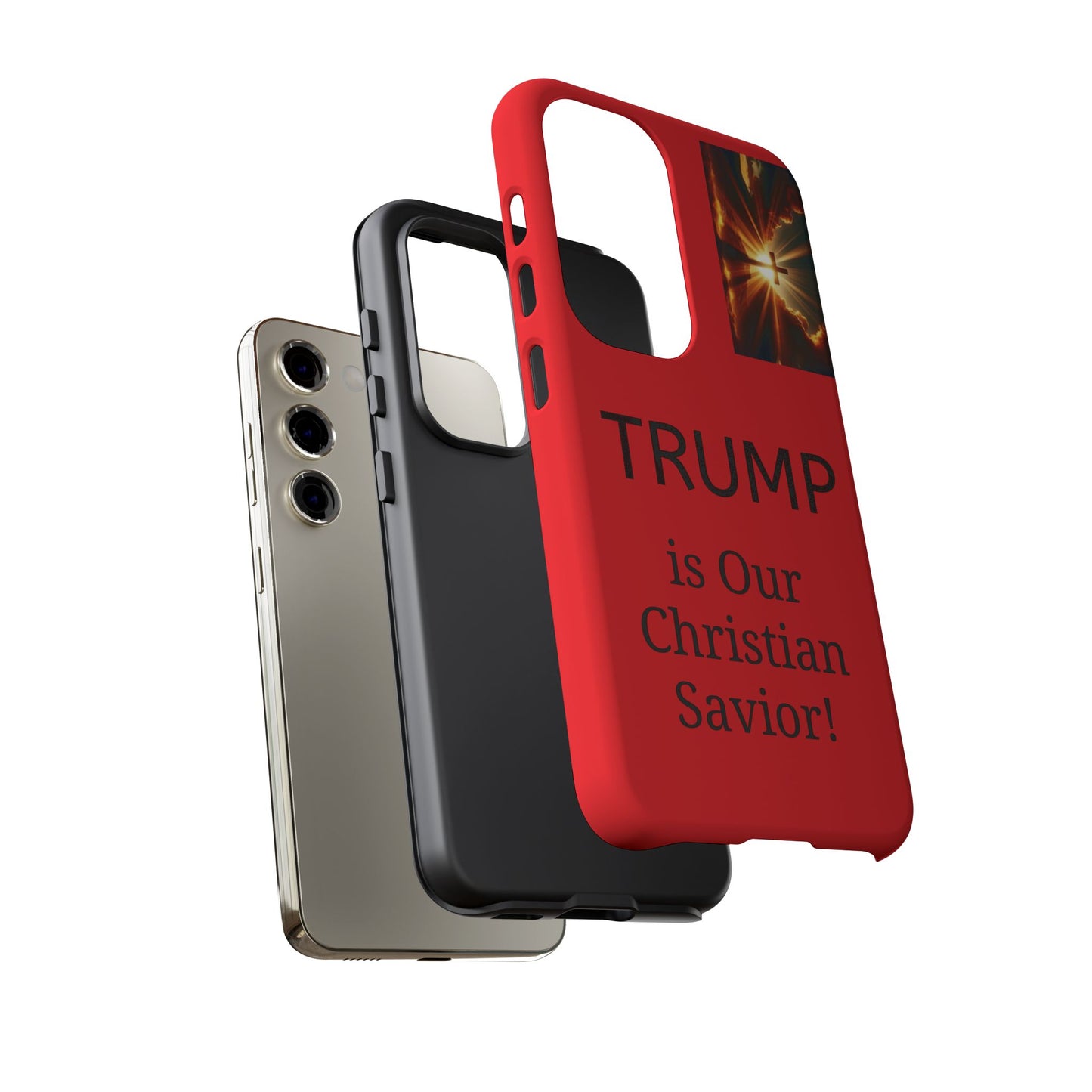 Trump is Our Christian Savior BLESSED phone case 2