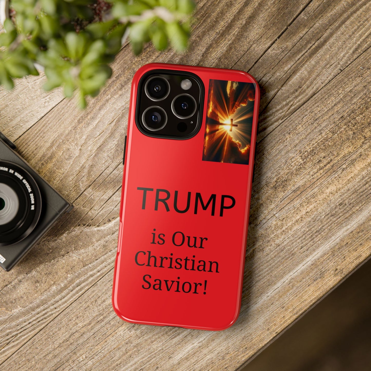 Trump is Our Christian Savior BLESSED phone case 2