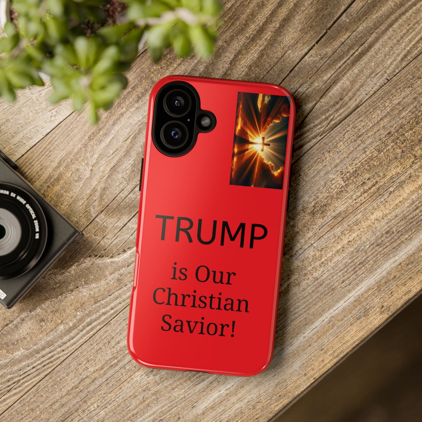 Trump is Our Christian Savior BLESSED phone case 2