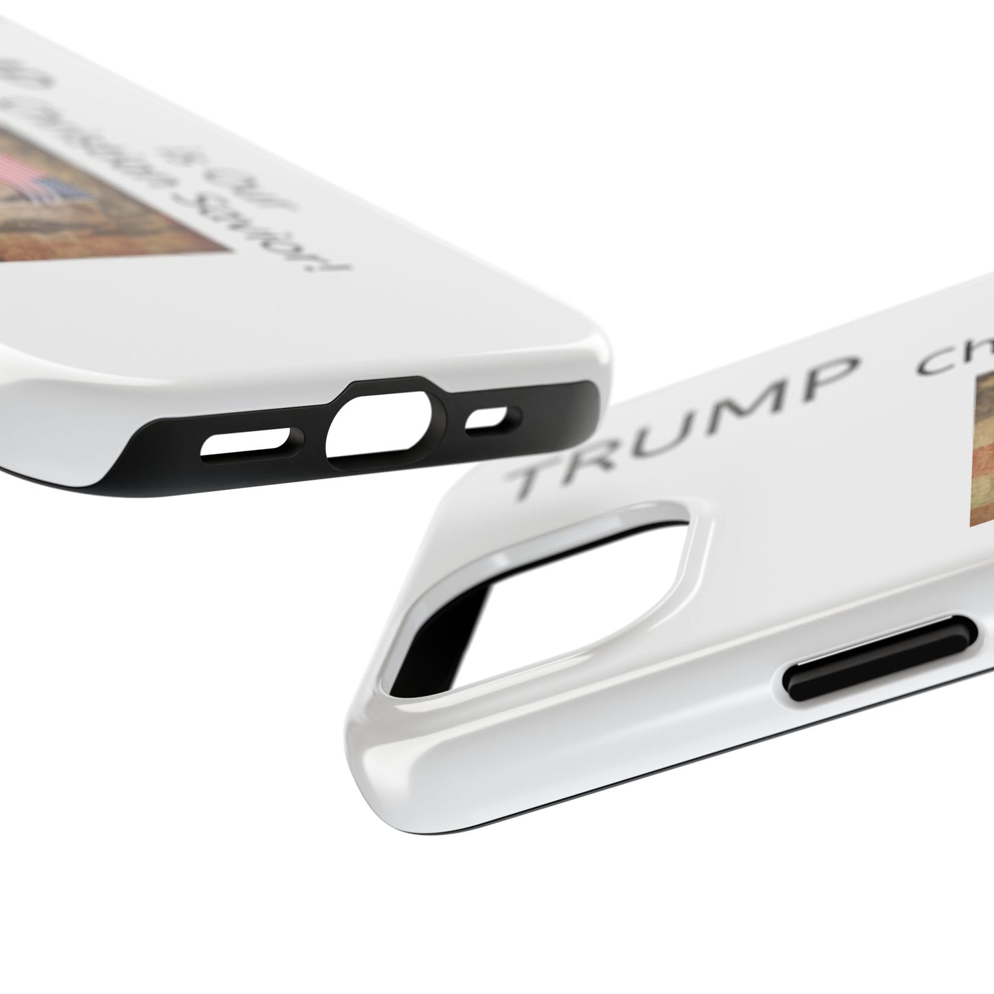 Trump is Our Savior BLESSED tough phone case